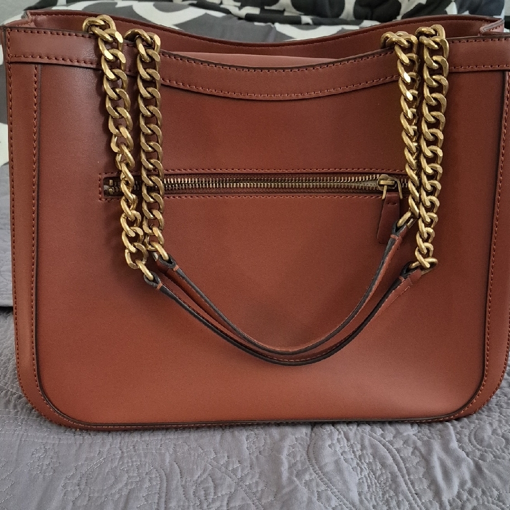 Elegant Guess Brown Leather Handbag - Picture 4 of 14